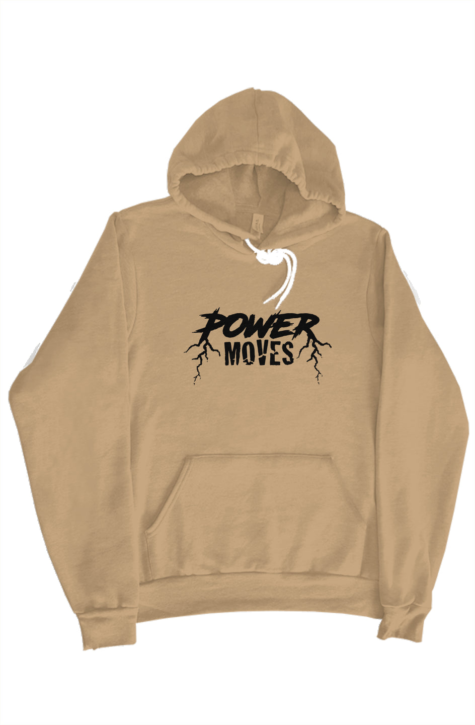 Work Out Power Moves Hoodie (Tan)