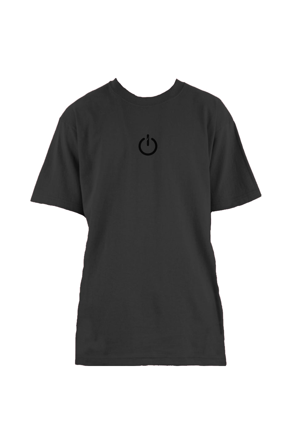 Tall Over Sized Power Button Tee