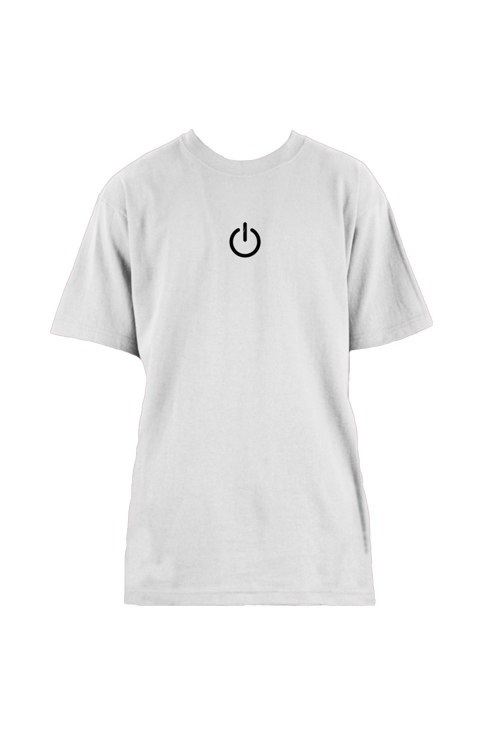 Tall Over Sized Power Button Tee