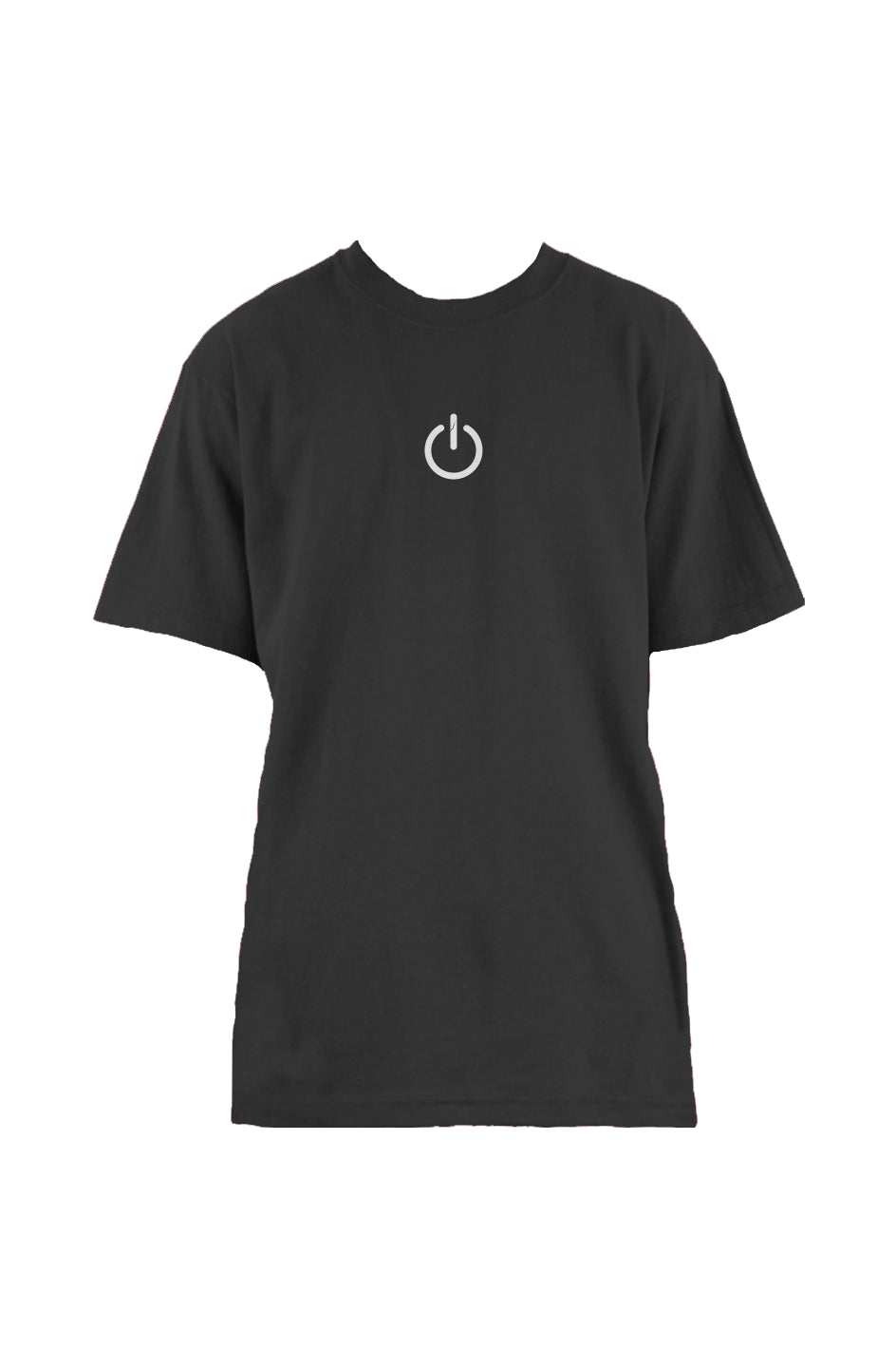 Tall Over Sized Power Button Tee V3