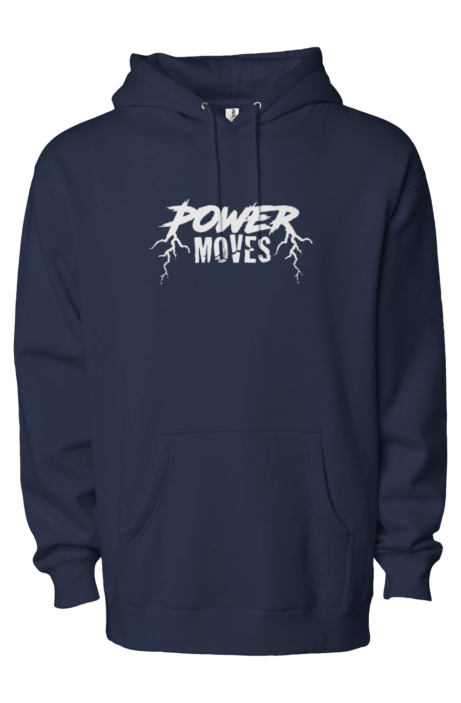 Power Moves Pull Over Hoodie (Navy Blue)