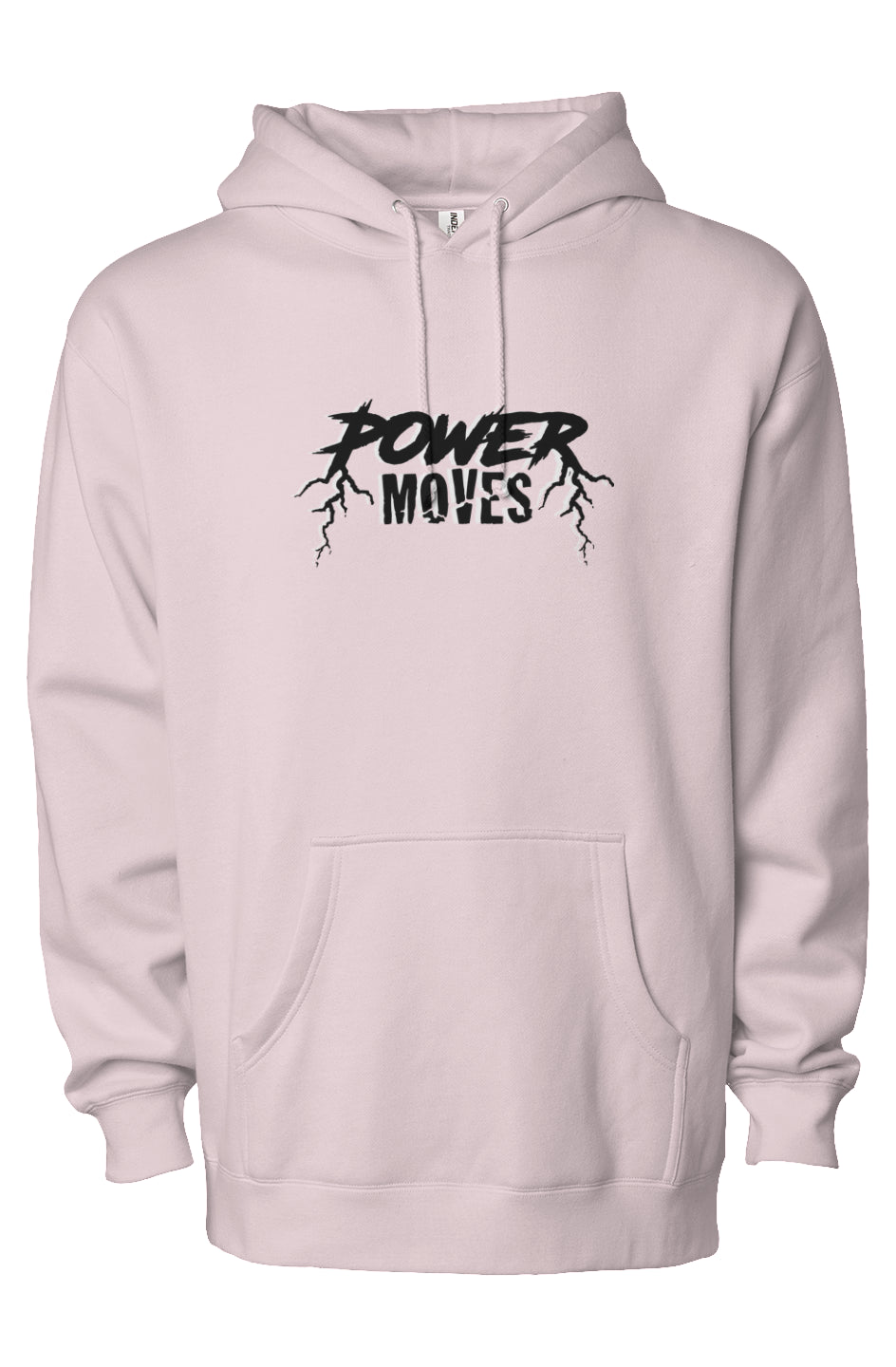 Power Moves Pull Over Hoodie (Light Pink)