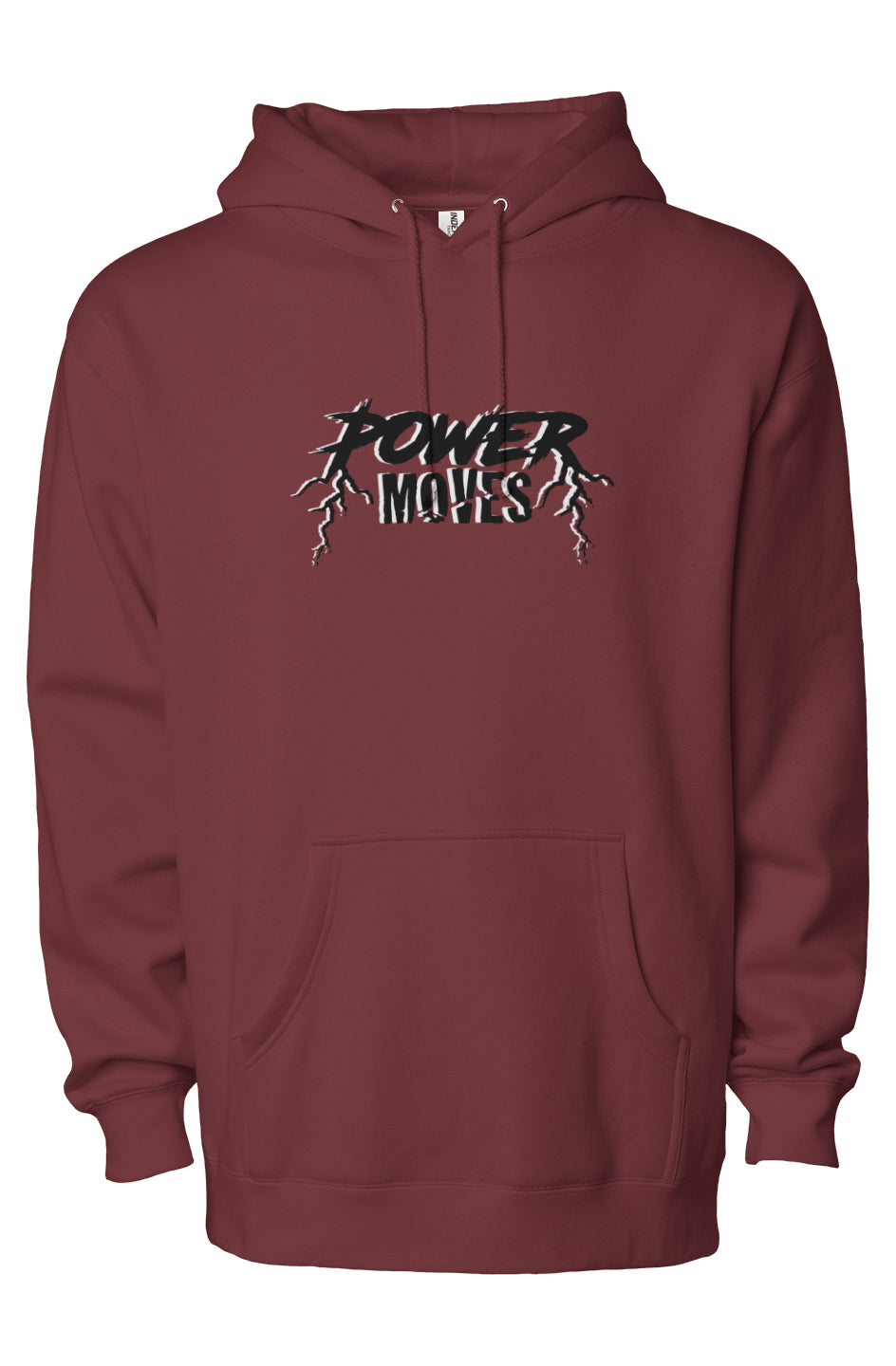 Power Moves Pull Over Hoodie (Maroon)