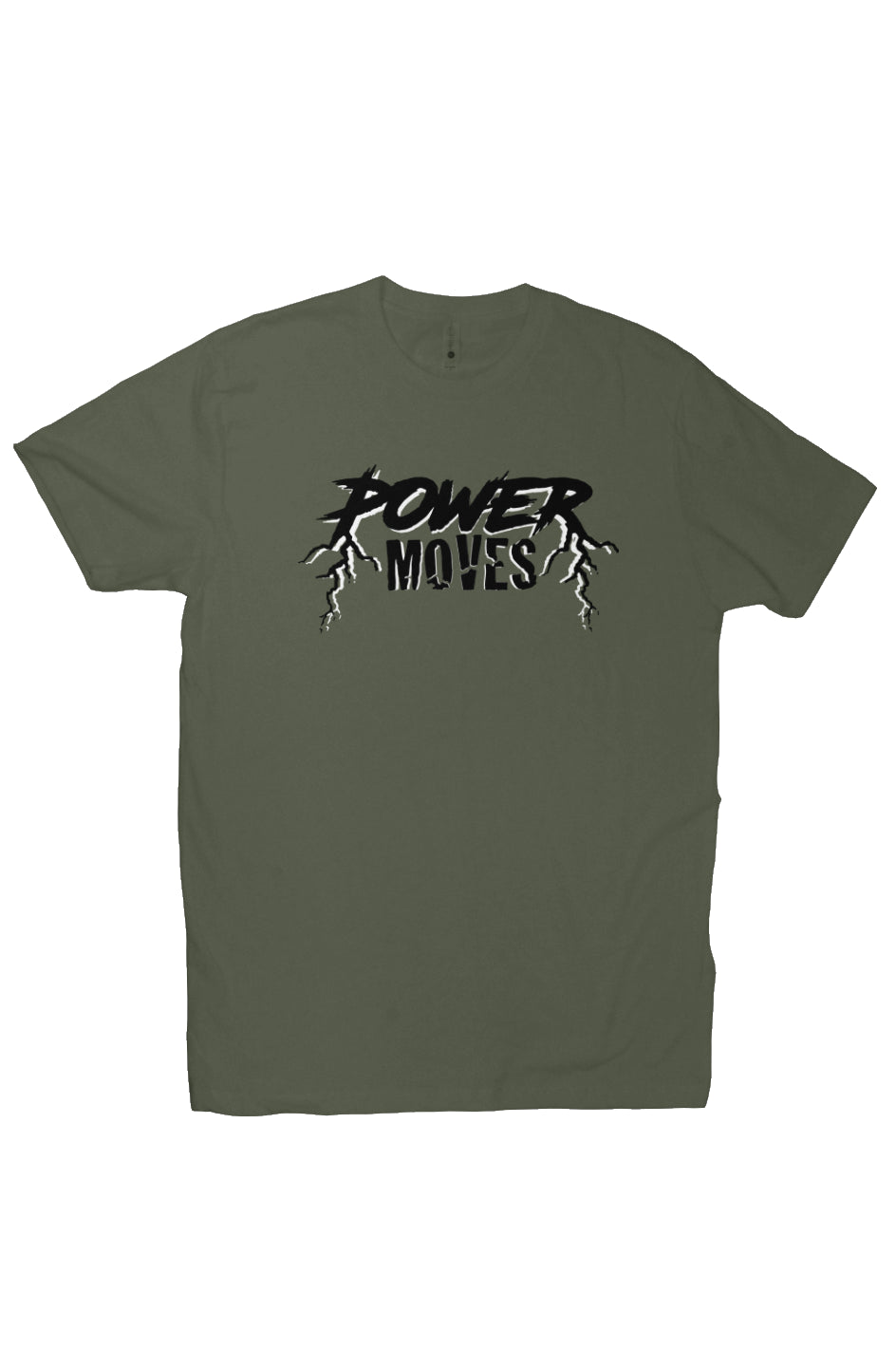 Power Moves Tee (Military Green)