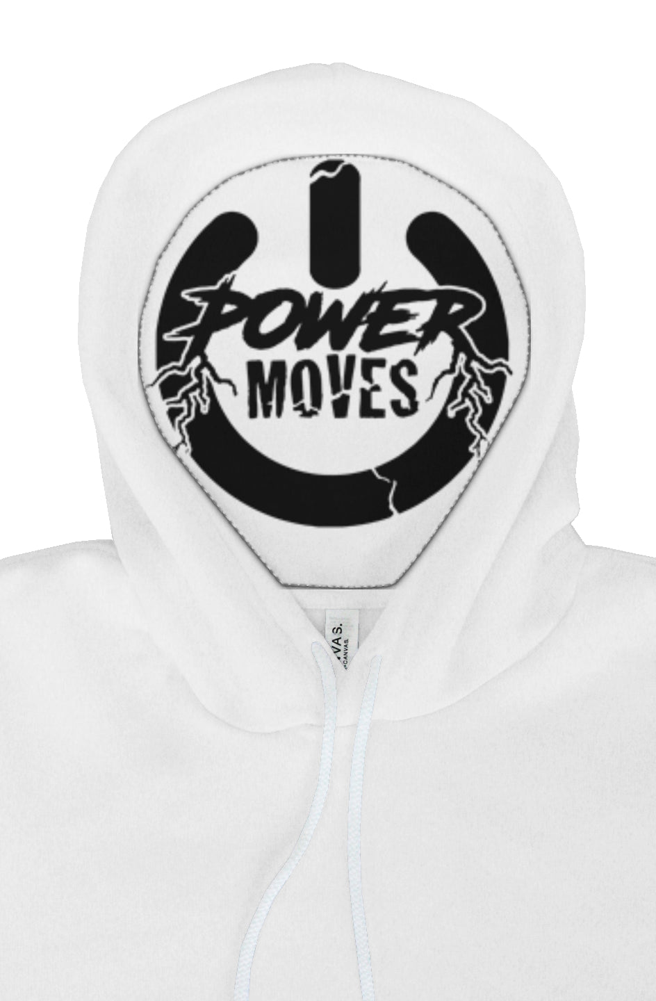 Work Out Power Moves Hoodie (White)