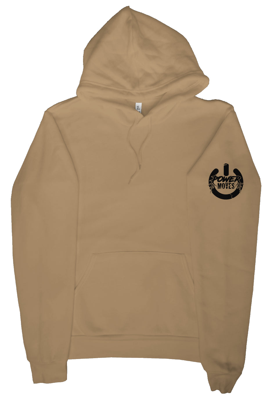 Work Out Power Moves Hoodie (Tan)