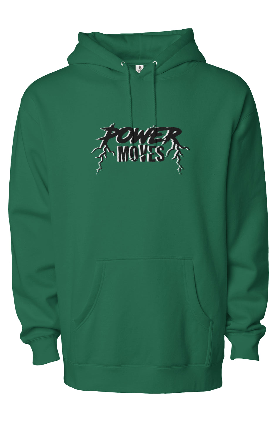 Power Moves Pull Over Hoodie (Forest Green)