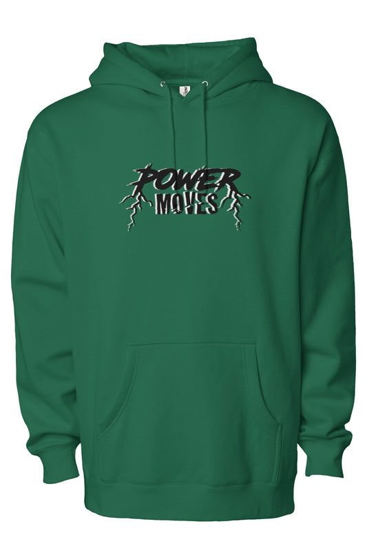 Power Moves Pull Over Hoodie (Forest Green)