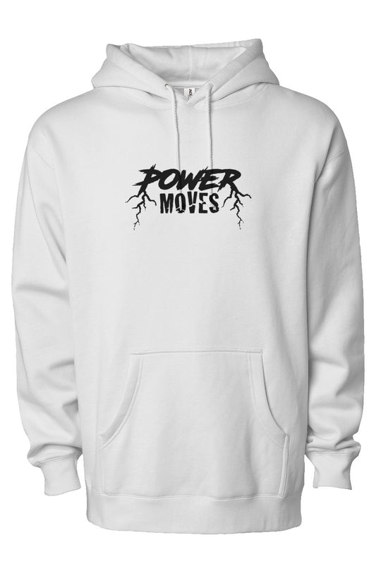 Power Moves Pull Over Hoodie (White)