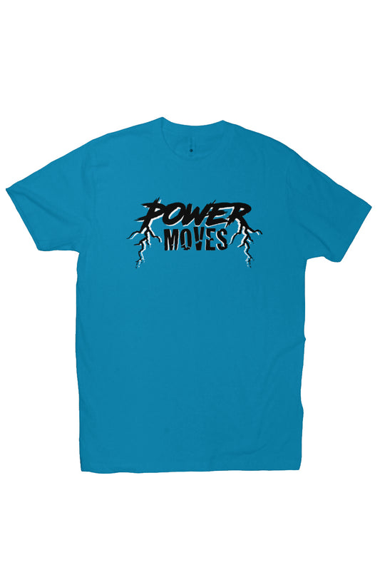Power Moves Tee (Turquoise)